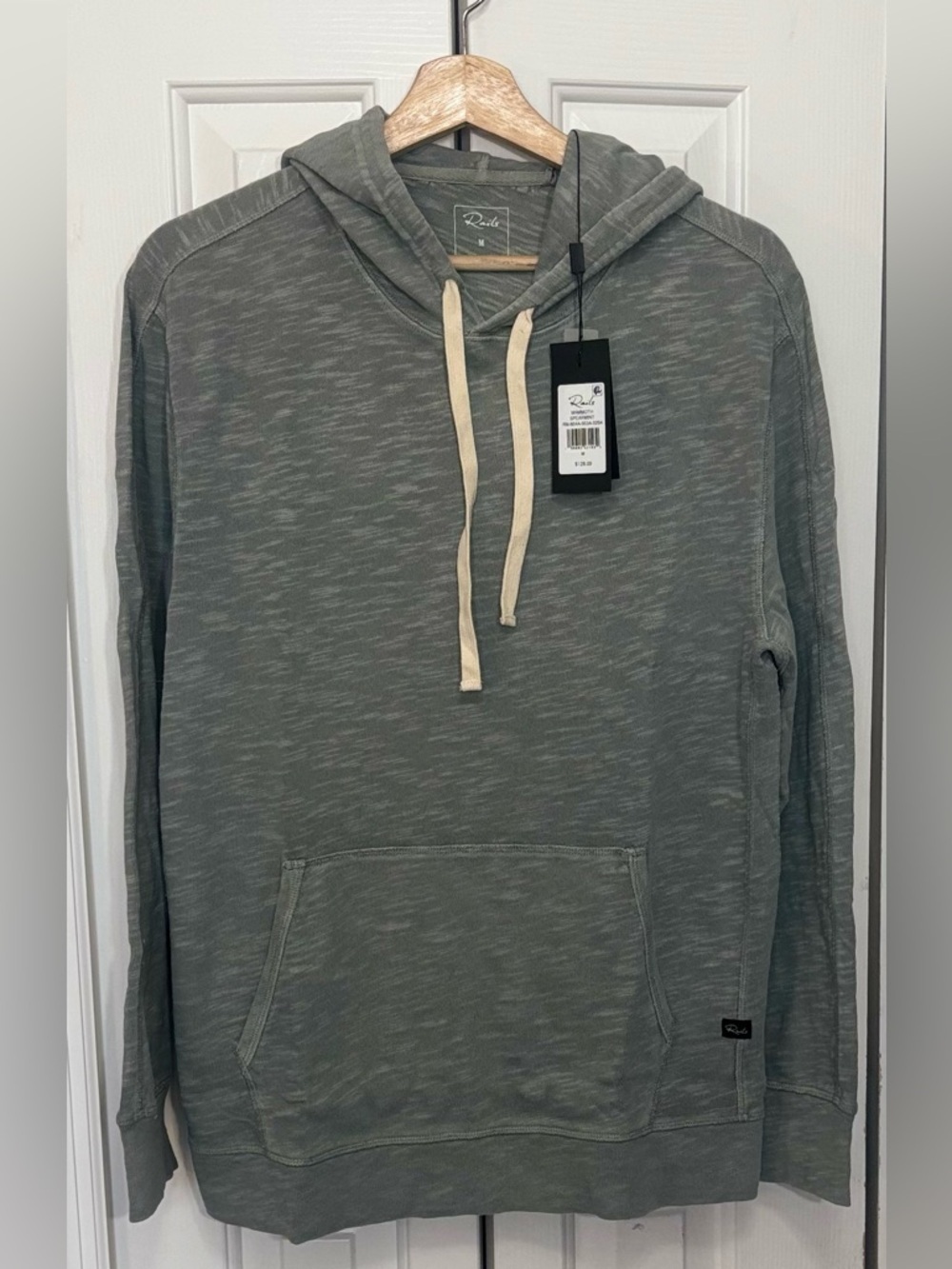 Rails Mammoth Hoodie Men’s Medium Spearmint green pullover Sweatshirt NWT